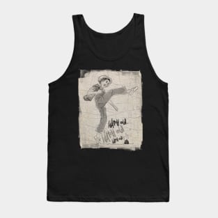 Watch Out O'malley Vintage BW Tank Top